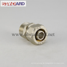 Messing Compression Fitting Male Straight